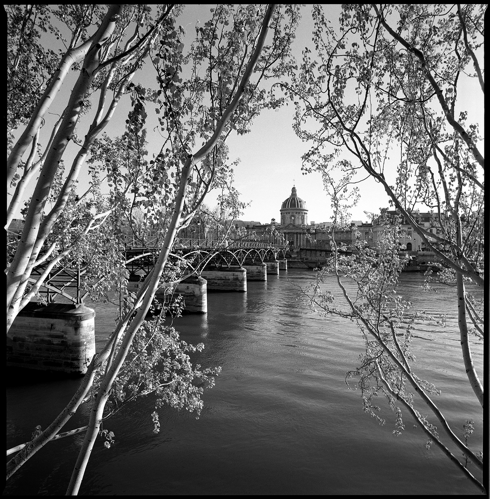 Pont des Arts -Bibliothèque Mazarine, 2020